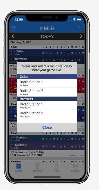 Blue Jays Pro Baseball Radio features screenshot