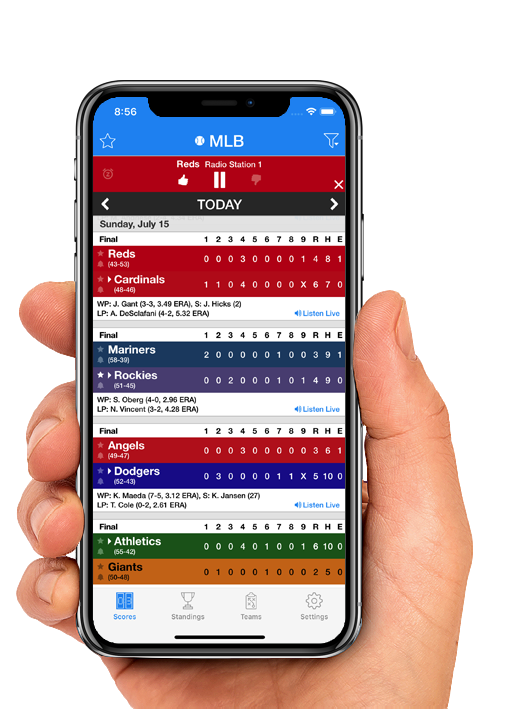 Reds Pro Baseball Radio main screenshot