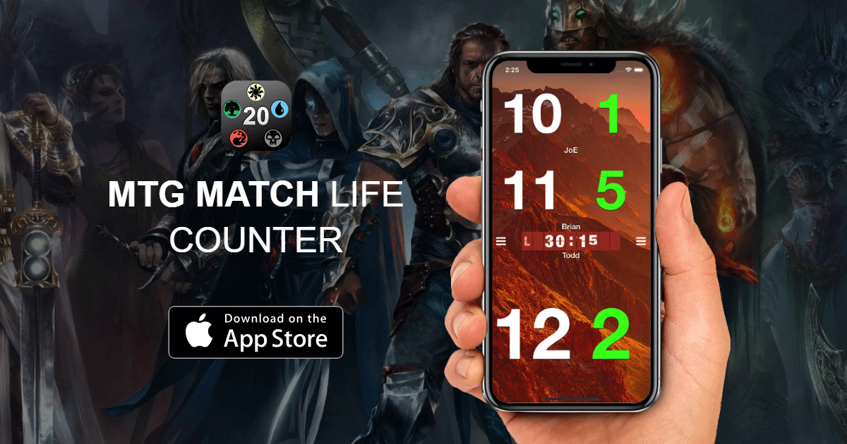 MTG Match Magic the Gathering Life Counter iOS Brady Software